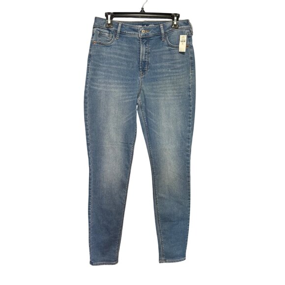 Old Navy High-Rise Skinny Jeans Women’s Size 10 Tall 5 Pockets - Picture 1 of 10